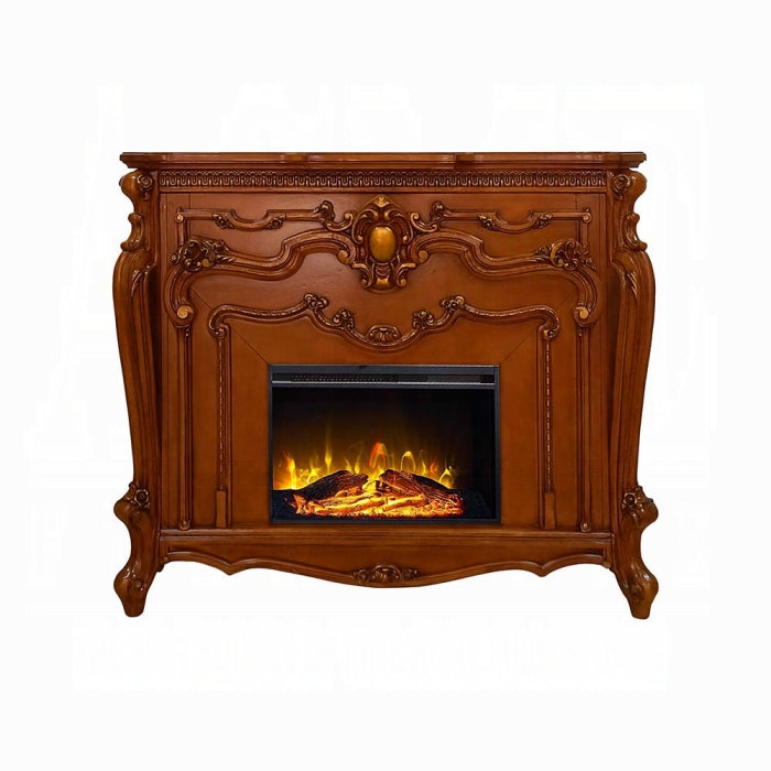 ACME Honey Oak Finish Picardy Fireplace