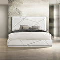 ACME White Esther Queen Bed w/LED