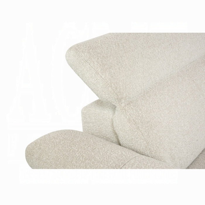 ACME Beige Boucle Dayana POWER MOTION SECTIONAL SOFA