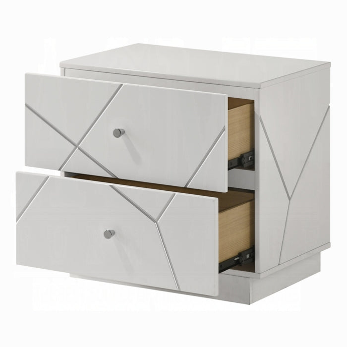 ACME White Esther Nightstand