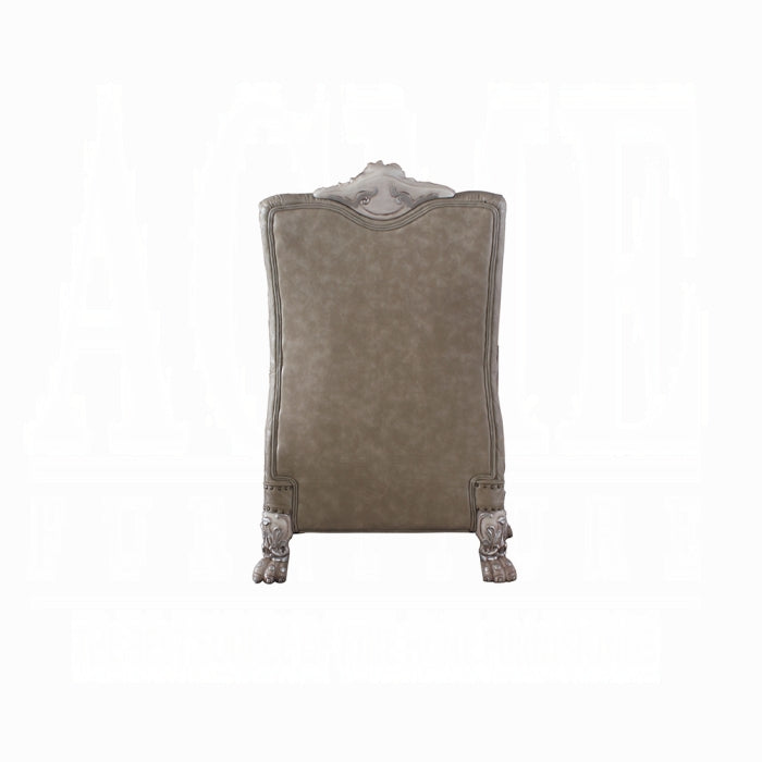 ACME Vintage Bone White Dresden Chair W/Pillow
