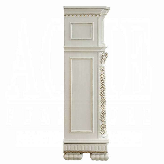ACME Antique Pearl Vendome Fireplace
