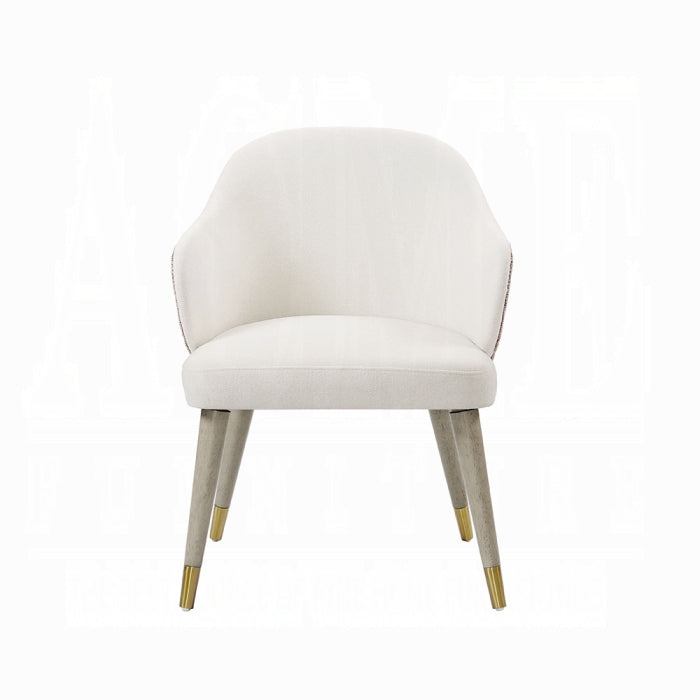 ACME Gray Oak Charity Side Chair (Set-2)