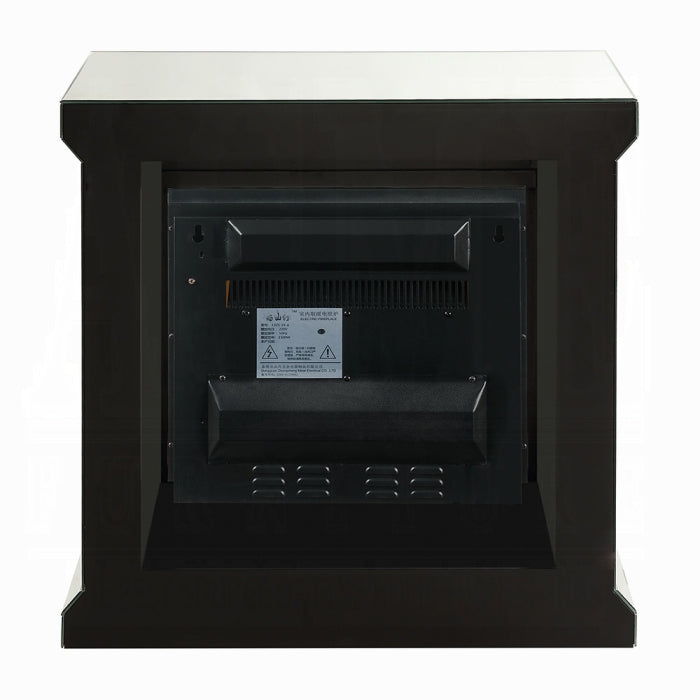 ACME Mirrored & Faux Diamonds Noralie Fireplace