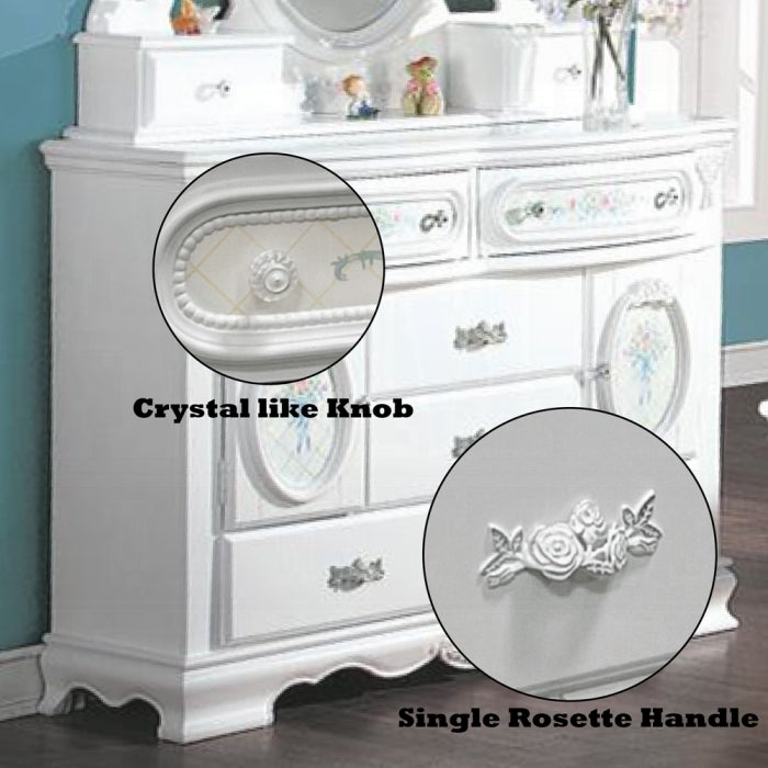 ACME White Flora Dresser