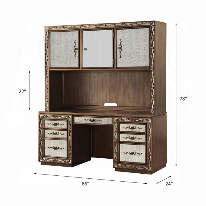 ACME Orianne Executive Computer Desk W/Hutch