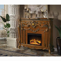ACME Honey Oak Finish Picardy Fireplace