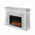 ACME Mirrored & Stone Laksha Fireplace