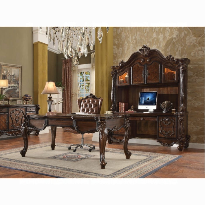 ACME Cherry Oak Versailles Executive Writing Desk