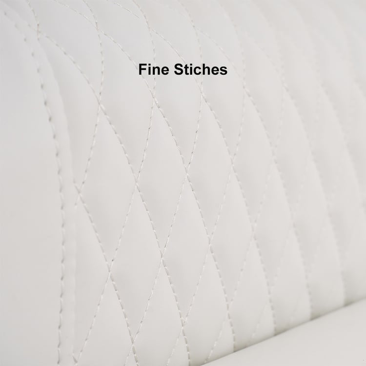 Leather Upholstered King Bed with Wingback Headboard