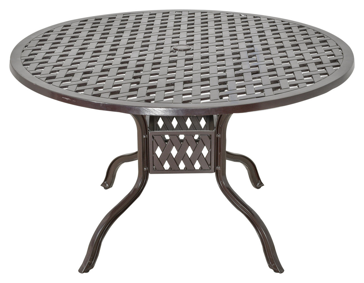 AFD Home Savannah Outdoor Aluminum Round Dining Table