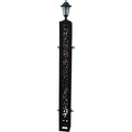 AFD Home Bridgeton Moore Aluminum Large Fence Lantern Post