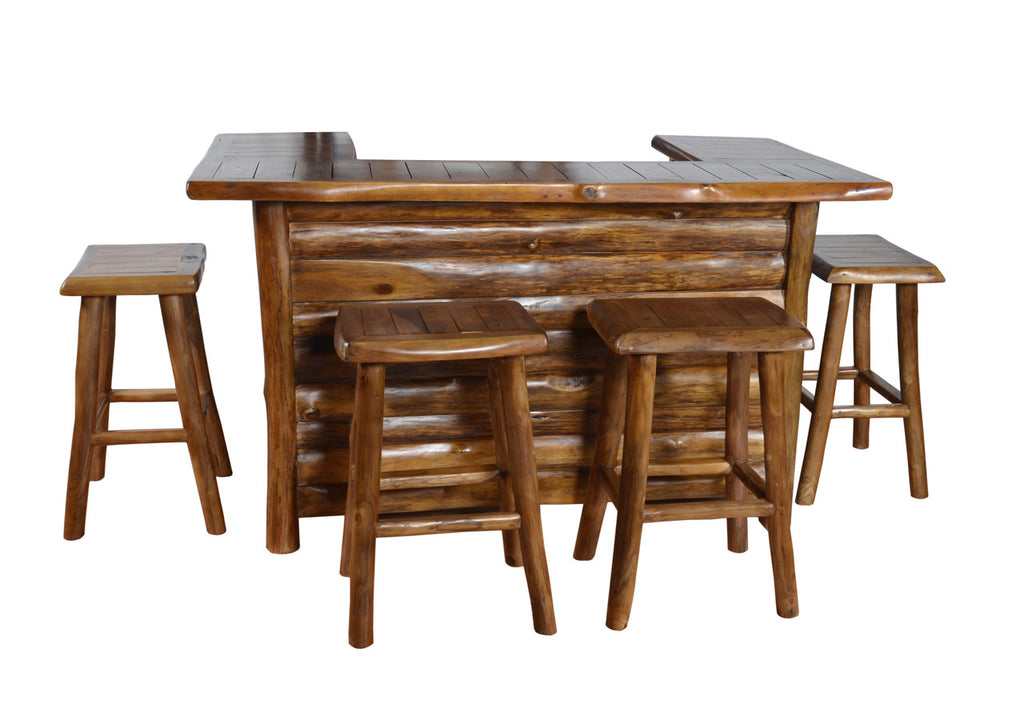 AFD Home Adirondack Teak Bar Set of 5