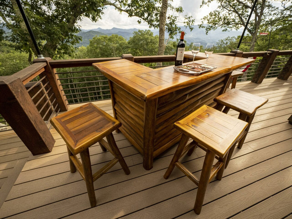 AFD Home Adirondack Teak Bar Set of 5