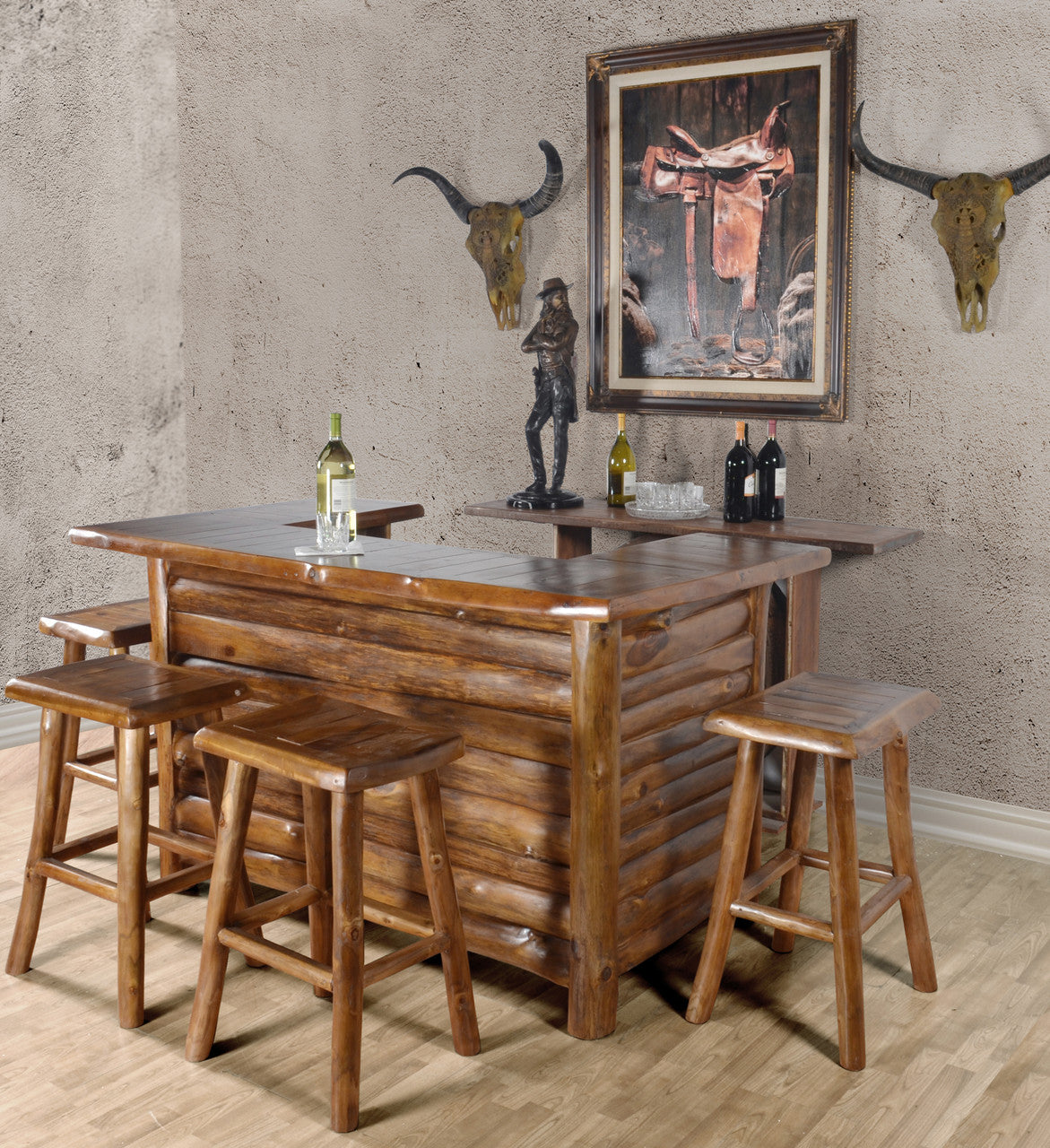 AFD Home Adirondack Teak Bar Set of 5
