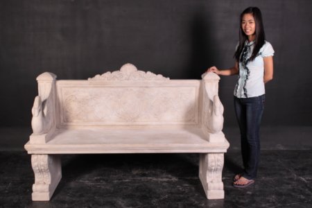 AFD Home Vicenza Swan Bench