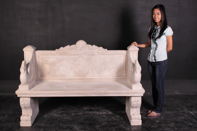 AFD Home Vicenza Swan Bench