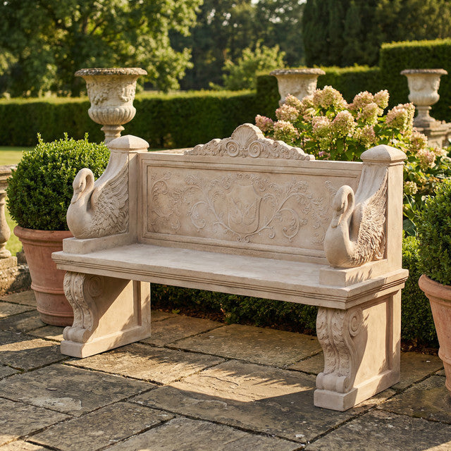AFD Home Vicenza Swan Bench