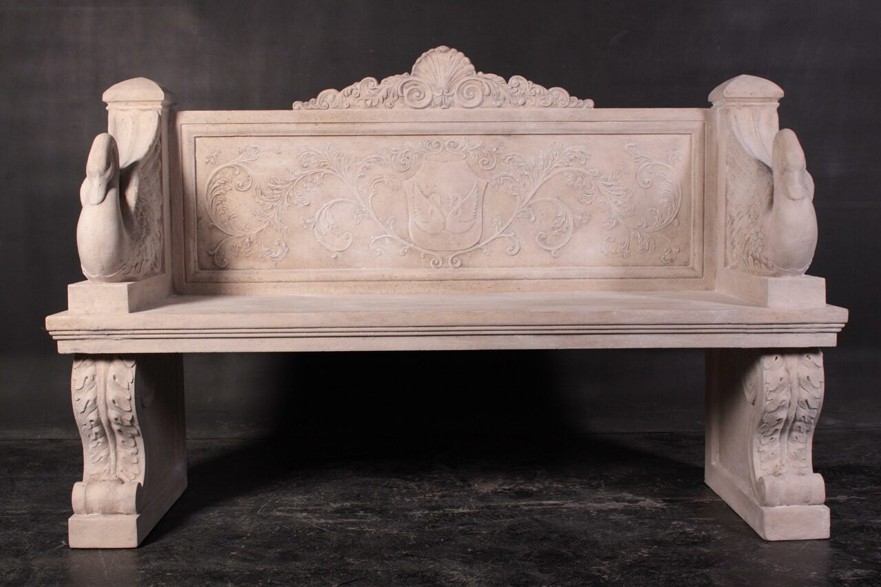 AFD Home Vicenza Swan Bench