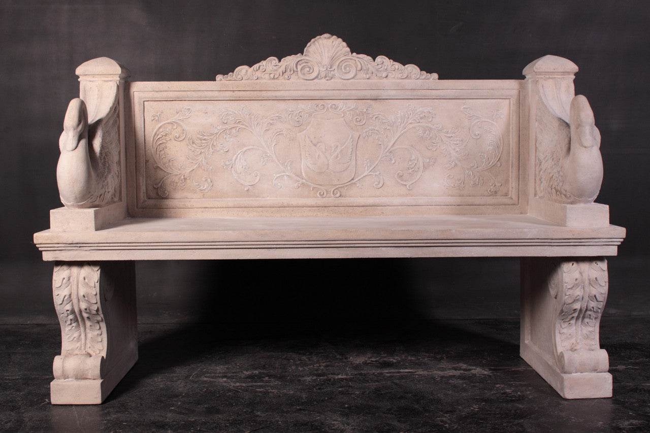 AFD Home Vicenza Swan Bench