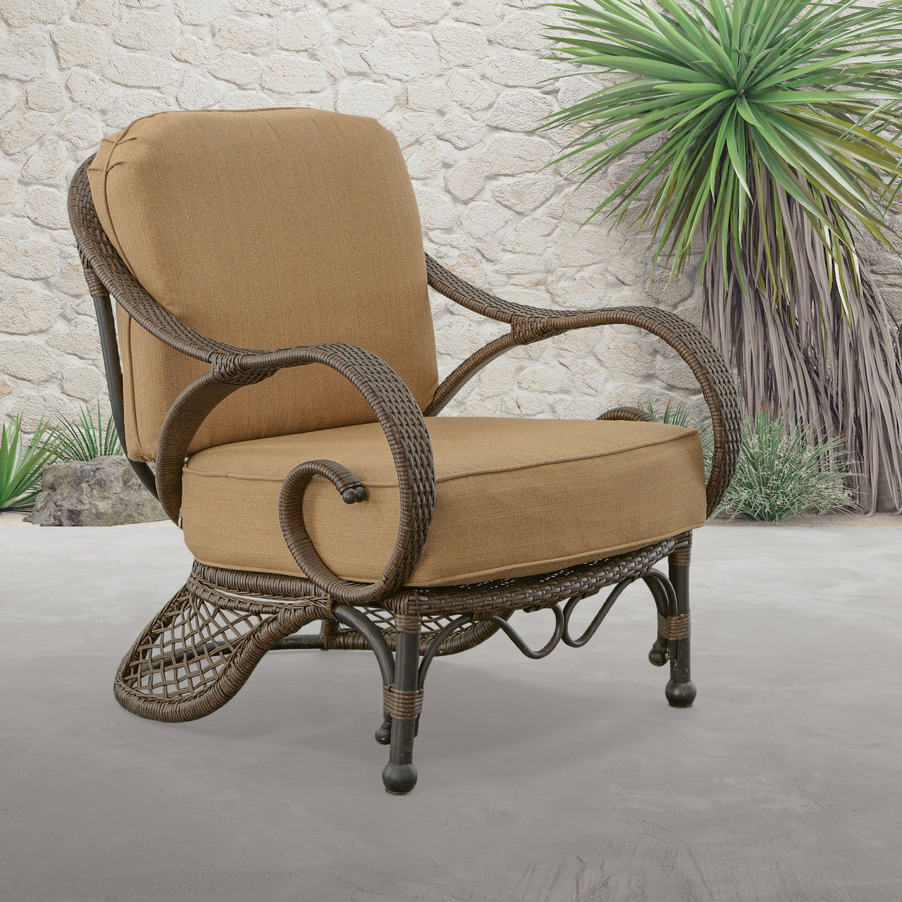 AFD Home Grand Bonaire Weave Outdoor Club Chair