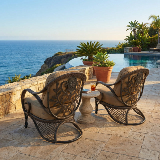AFD Home Grand Bonaire Weave Outdoor Club Chair