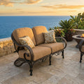 AFD Home Grand Bonaire Weave Outdoor Loveseat