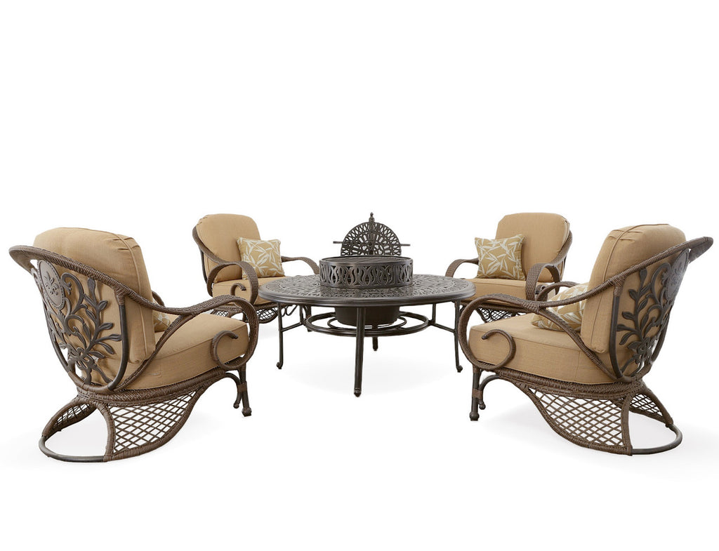 AFD Home KC Grand Bonaire Weave 52in Table