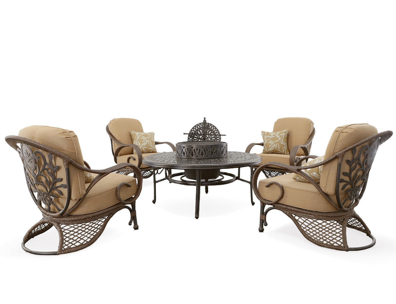 AFD Home KC Grand Bonaire Weave 52in Table