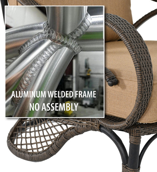 AFD Home KC Grand Bonaire Weave 52in Table