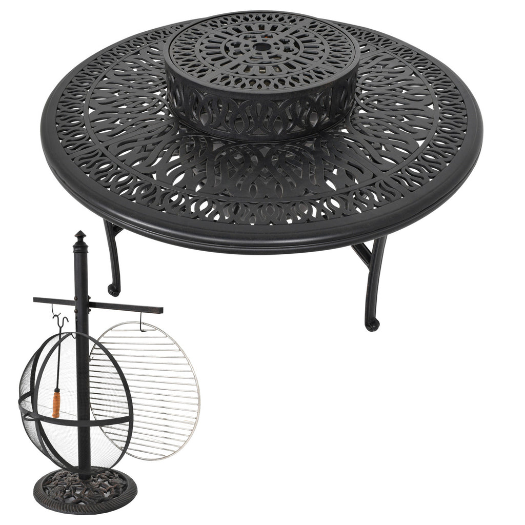 AFD Home KC Grand Bonaire Weave 52in Table
