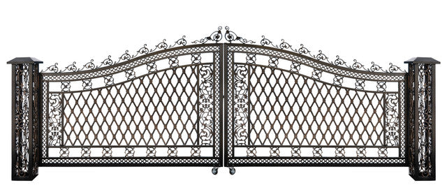 AFD Home Bridgeton Moore Aluminum Wide Driveway Gate (KIT)