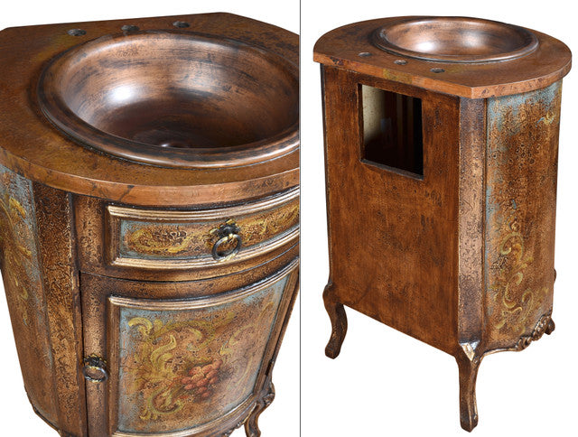 AFD Home Lima Copper Vanity