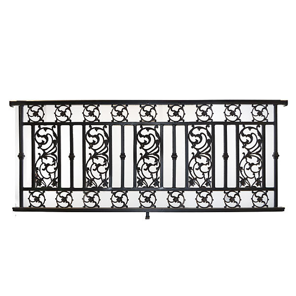 AFD Home Bridgeton Moore Aluminum Fence Railing with Post