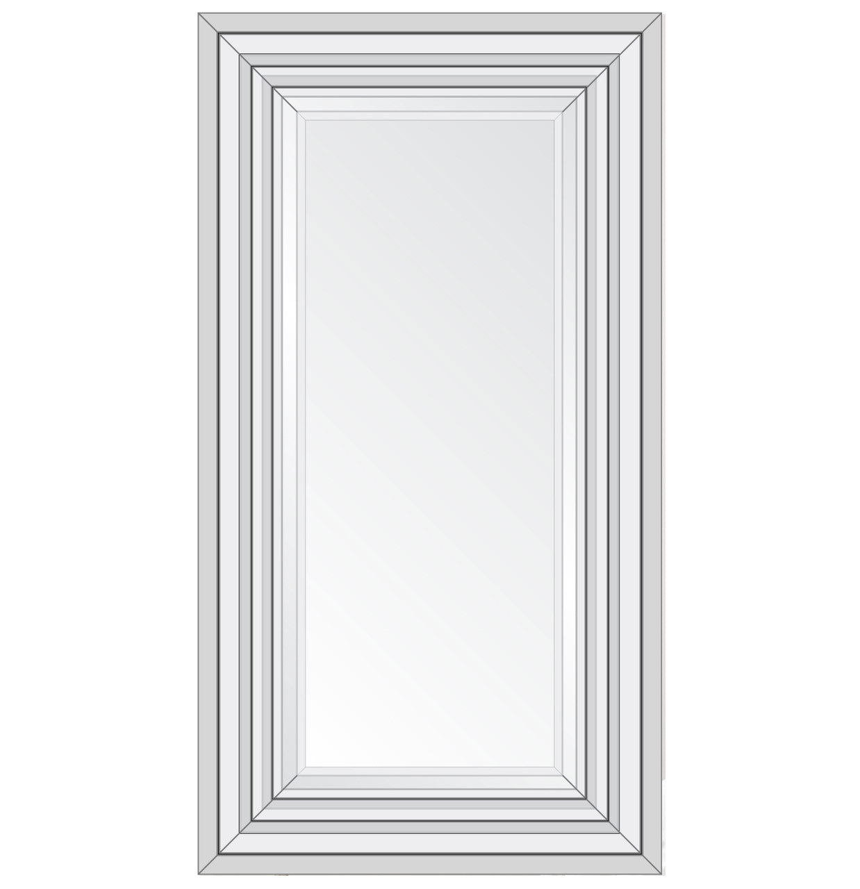 AFD Home Crystal Wave Leaner Mirror