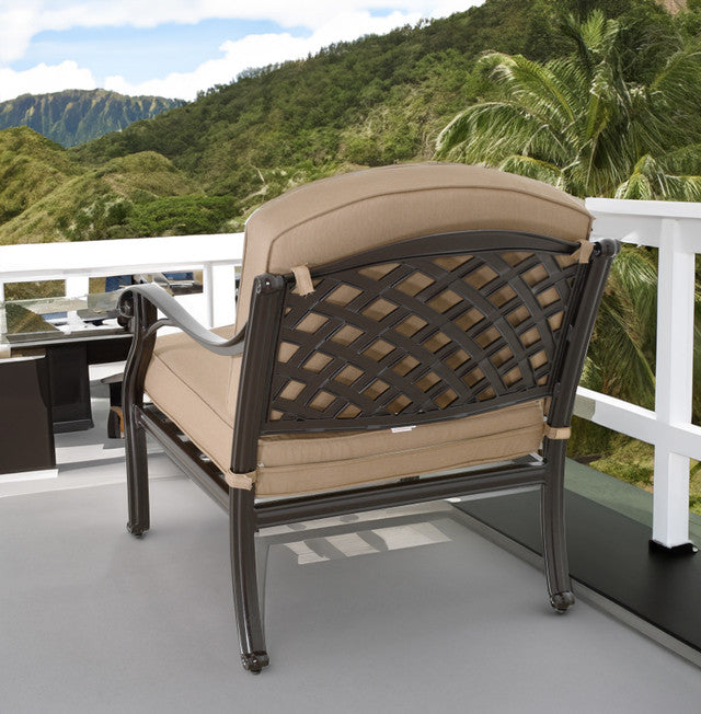 AFD Home Savannah Outdoor Aluminum Club Chair