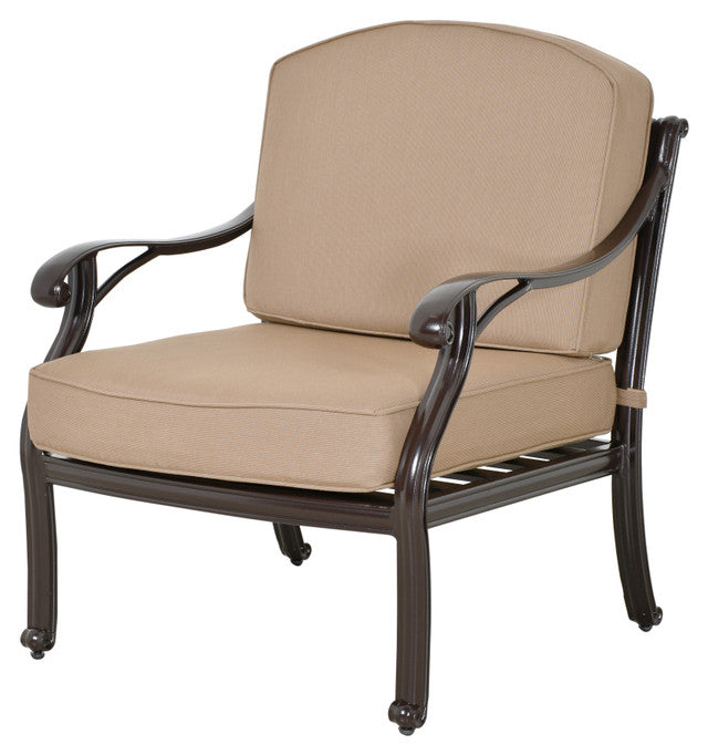 AFD Home Savannah Outdoor Aluminum Club Chair