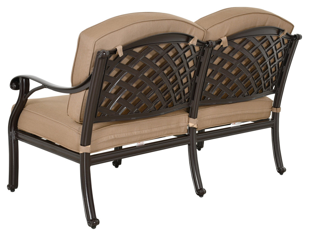AFD Home Savannah Outdoor Aluminum Loveseat