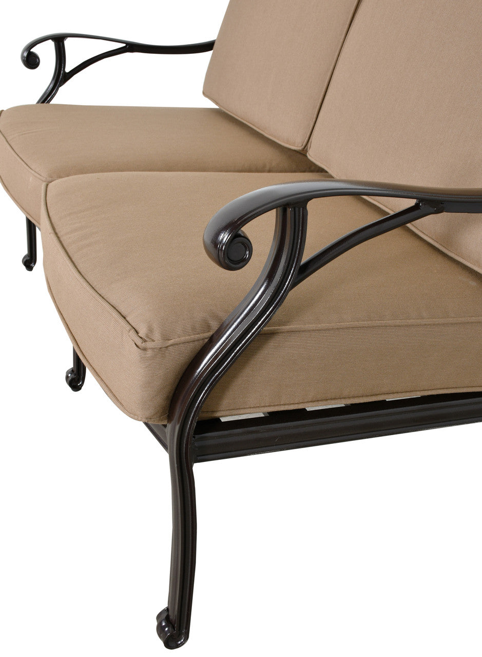 AFD Home Savannah Outdoor Aluminum Loveseat