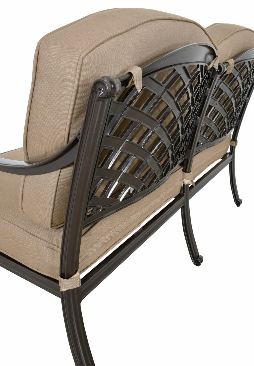 AFD Home Savannah Outdoor Aluminum Loveseat
