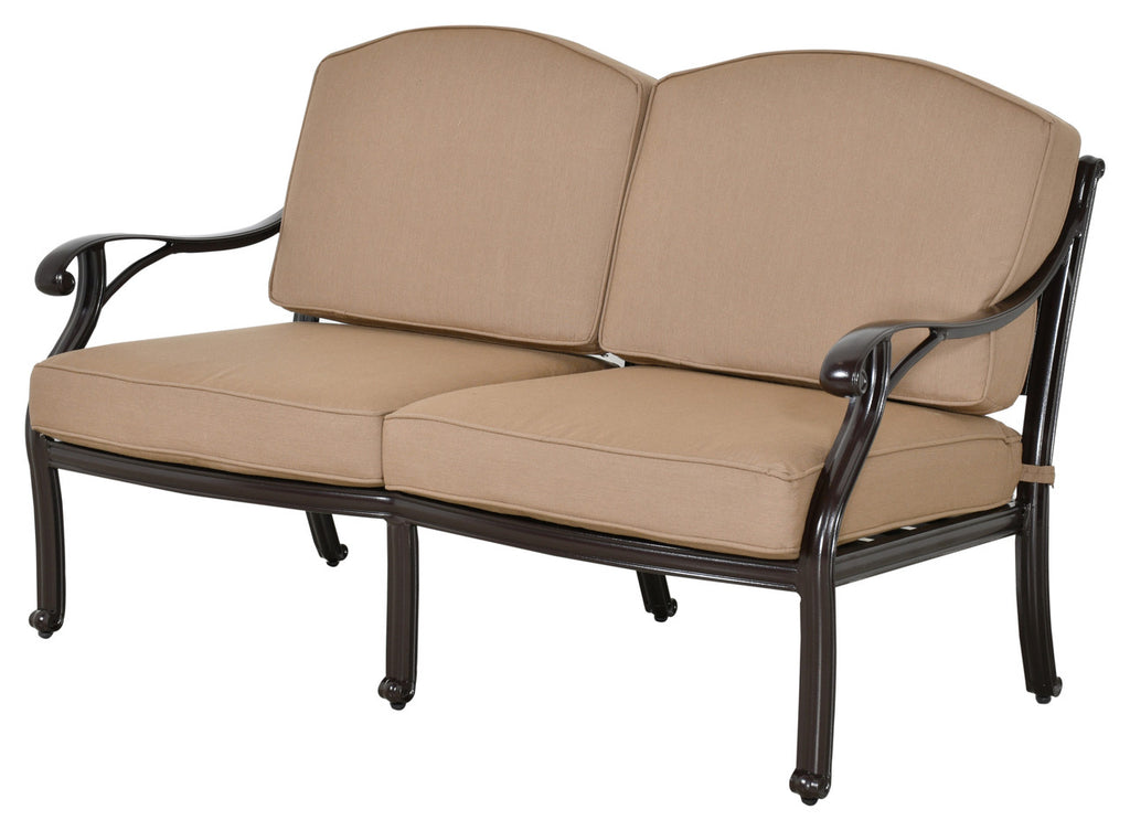AFD Home Savannah Outdoor Aluminum Loveseat