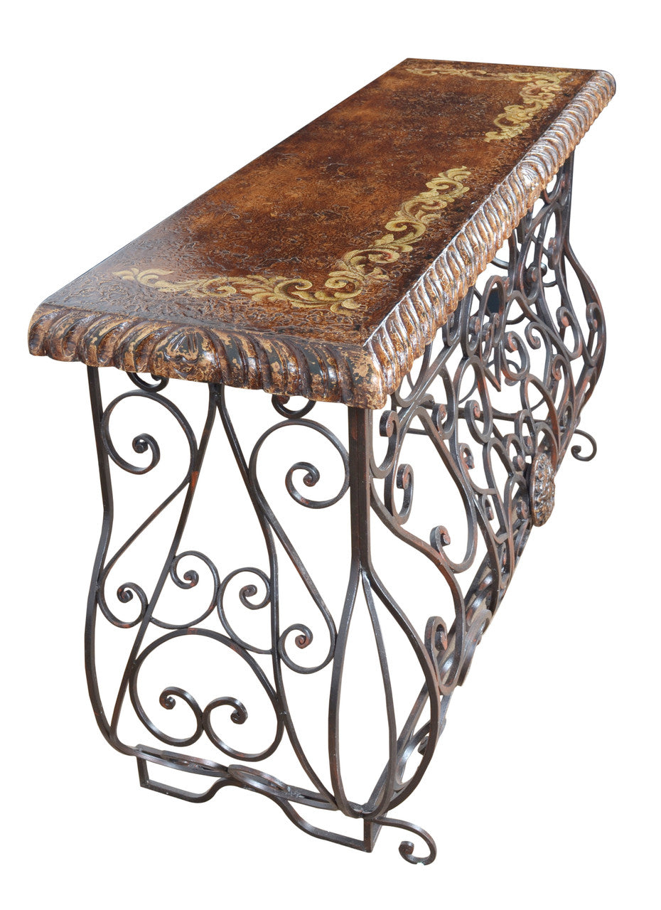 AFD Home Peruvian Forged Iron Console