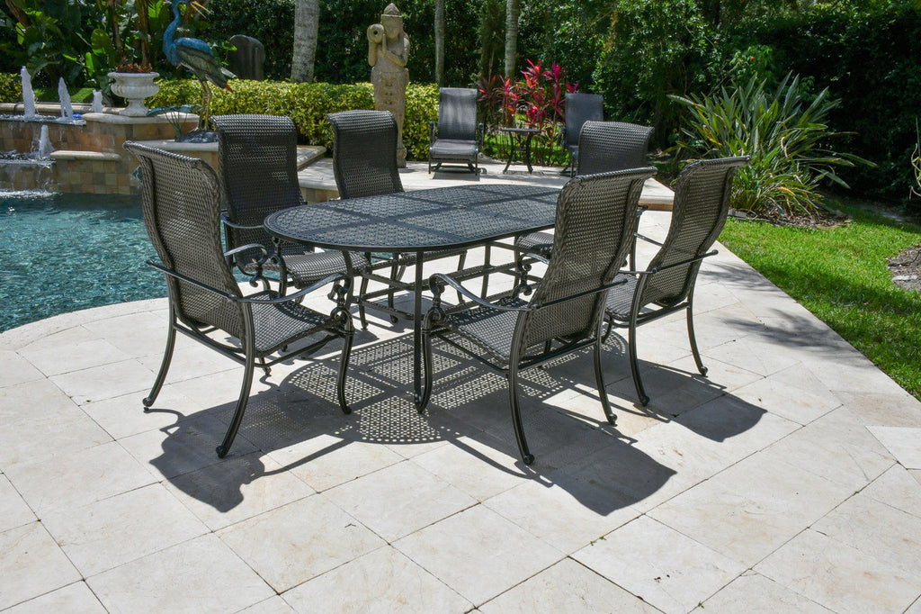 AFD Home Wyndemere Oval Dining Table Set of 7 (KIT)