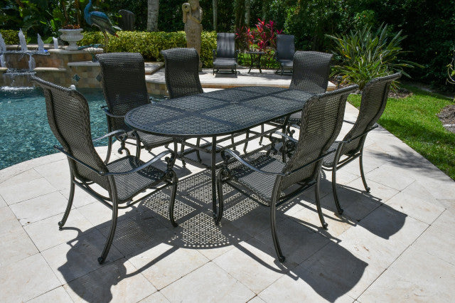AFD Home Wyndemere Oval Dining Table Set of 7 (KIT)