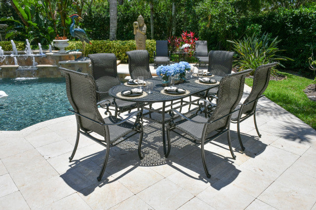 AFD Home Wyndemere Oval Dining Table Set of 7 (KIT)