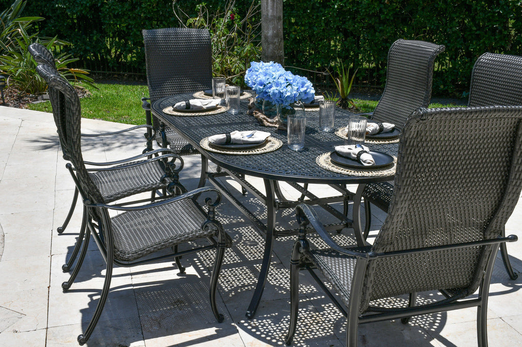 AFD Home Wyndemere Oval Dining Table Set of 7 (KIT)