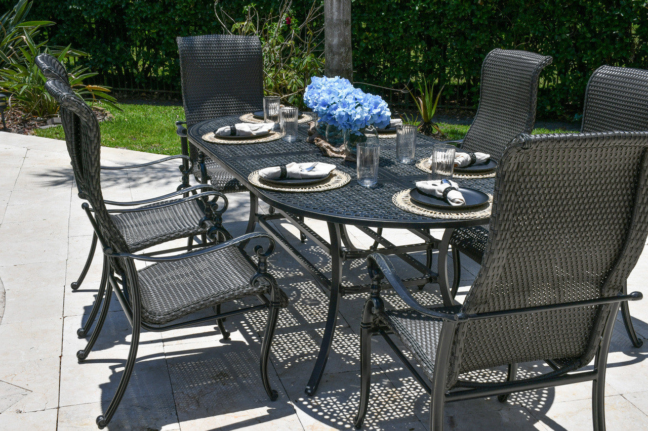 AFD Home Wyndemere Oval Dining Table Set of 7 (KIT)