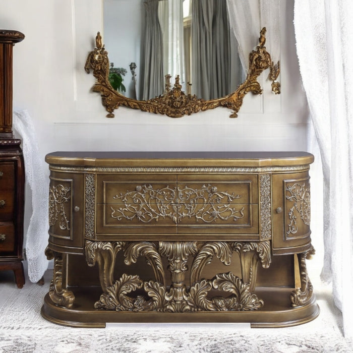 ACME Brown Gold Finish Constantine Server