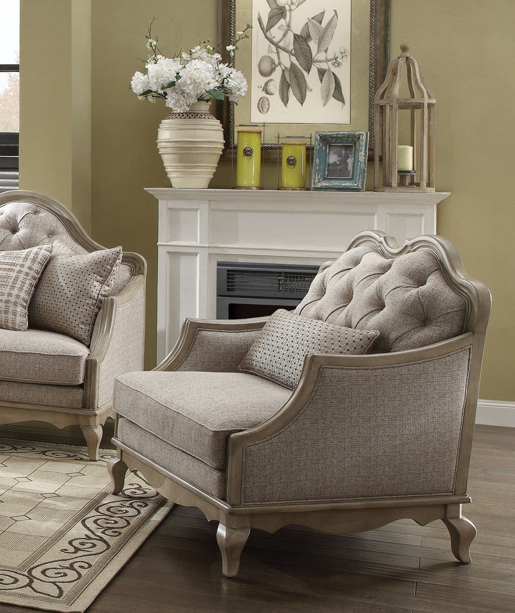 ACME Chelmsford Chair W/Pillow