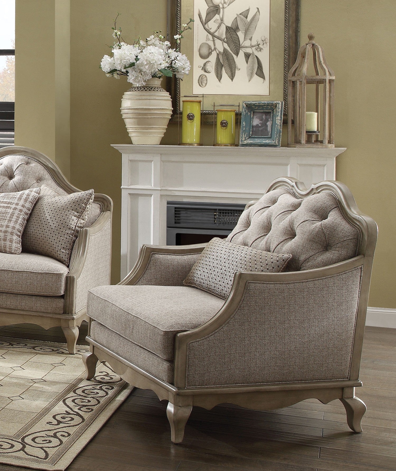 ACME Chelmsford Chair W/Pillow